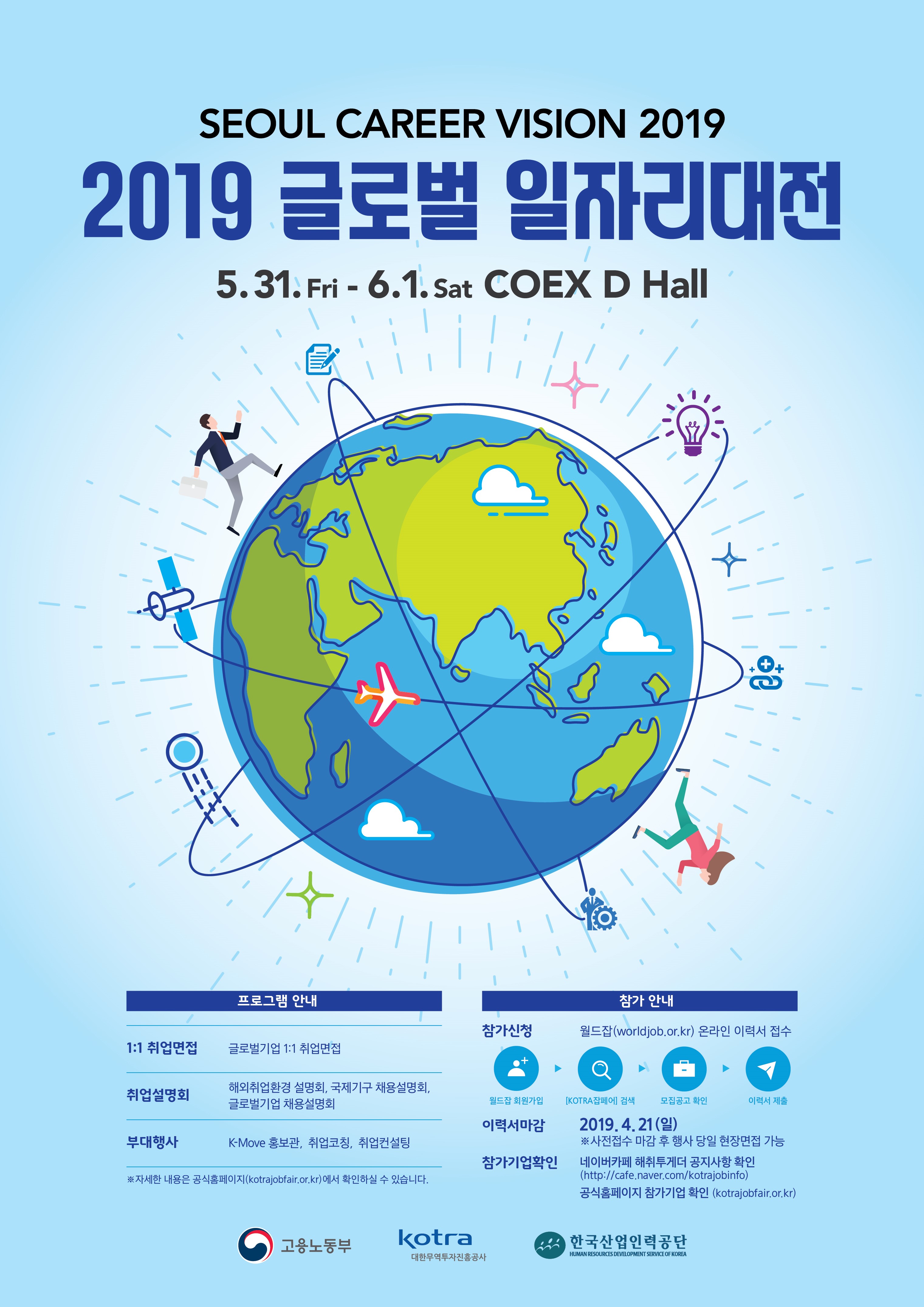 2019 글로벌 일자리대전 모집 안내
