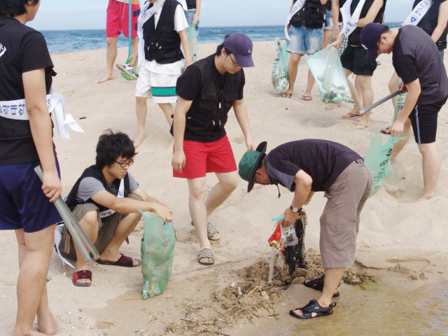 총학생회 해양환경정화활동