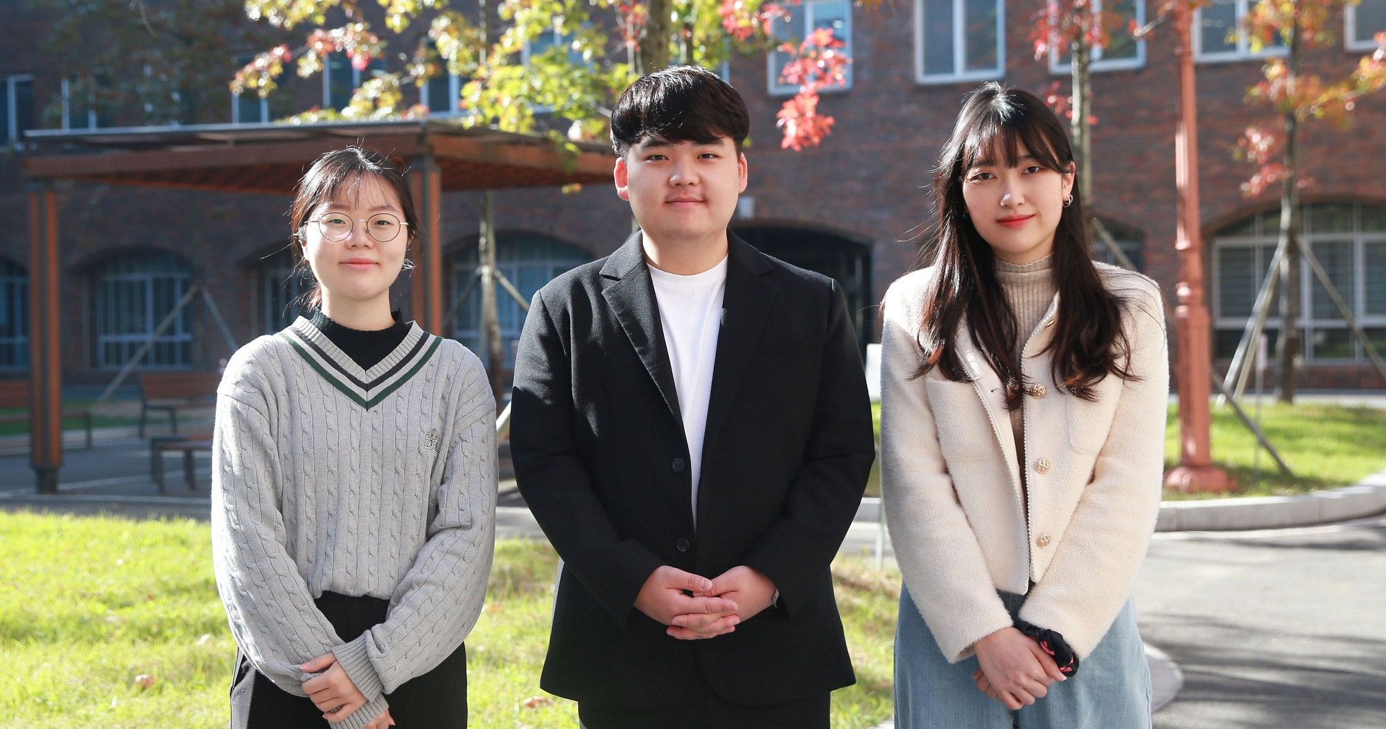 ‘제3회 2022 KOSPO 웹서비스 정보보안 경진대회’ 우수상을 수상한 이지원, 윤성호, 강민송 학생(사진 왼쪽부터)